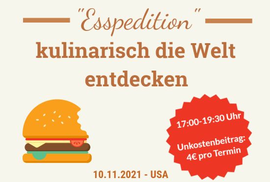 Werbung für einen Kochkurs