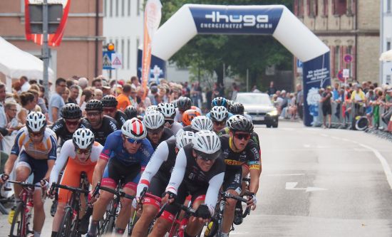 Viele Radsportler 