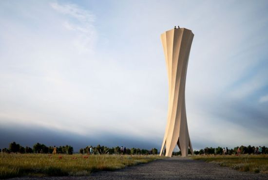 Modell für einen Turm