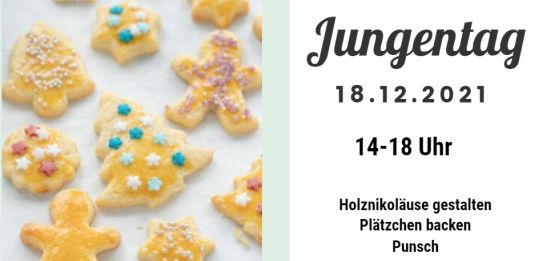 Plakat mit Plätzchen