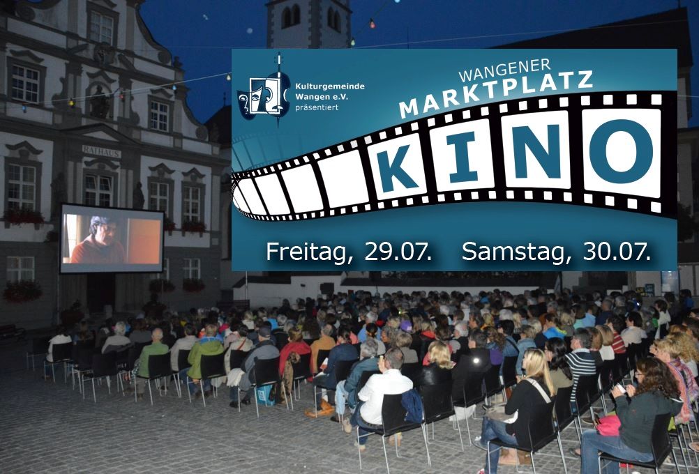 Marktplatzplatzkino von früher und Logo