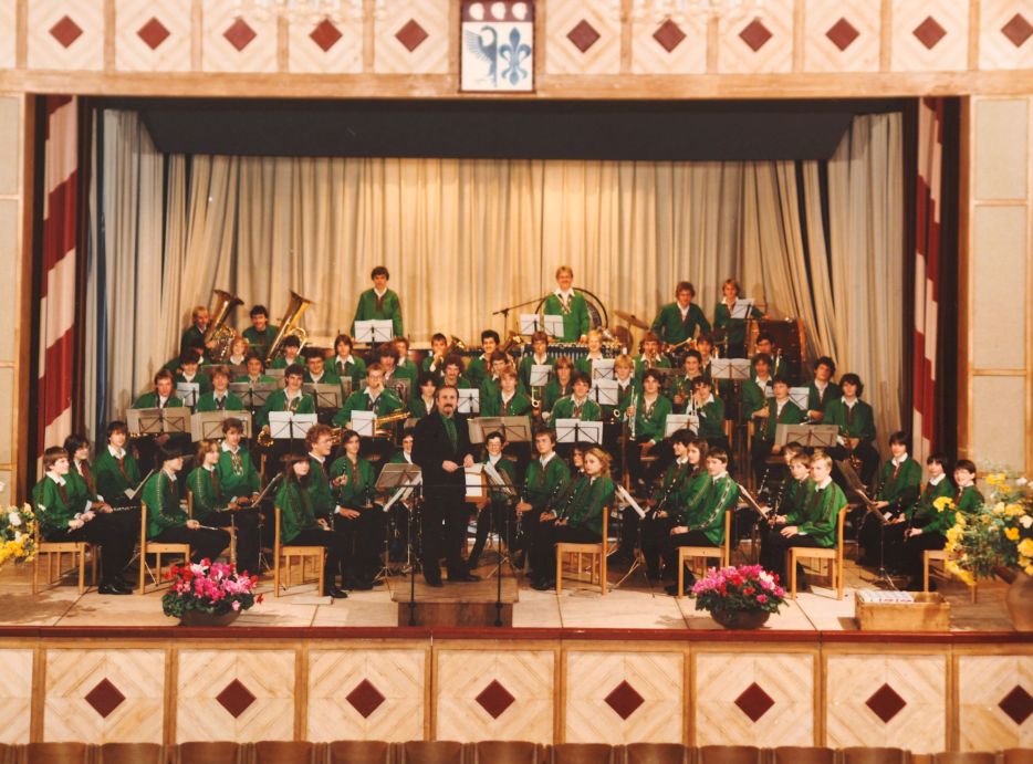 Historisches Foto vom Jugendblasorchester