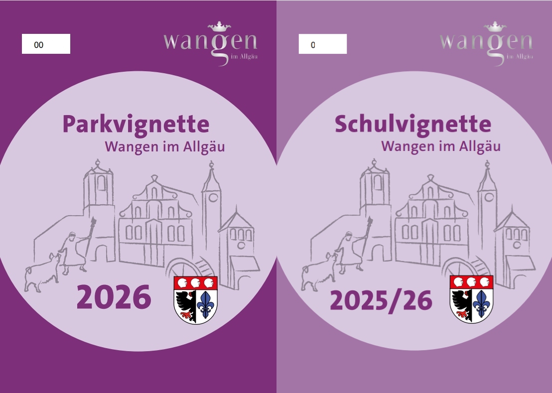 Die Vignette für Pendler und Schüler.