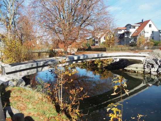 Baustelle: Steg über die Argen 