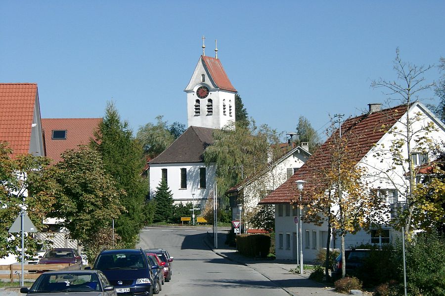 Blick auf die Kirche 