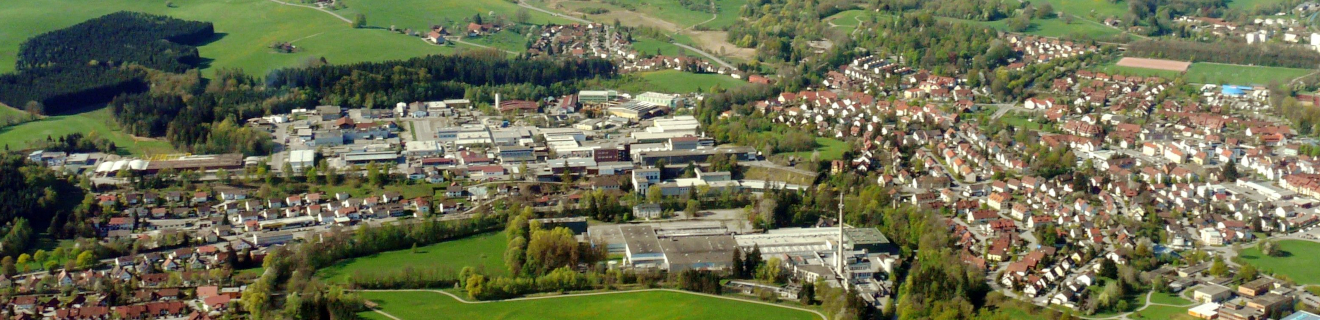 Luftbild Blick auf das Gewerbegebiet Atzenberg