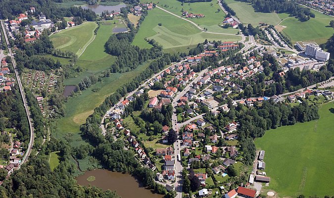Luftbild von Wangen 