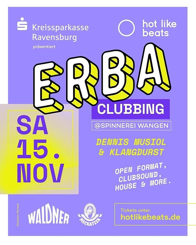 Plakat für das Event
