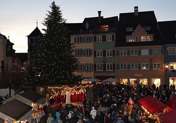 Blick auf den Marktplatz 