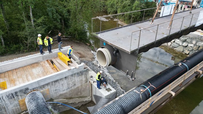 Brücke einpassen