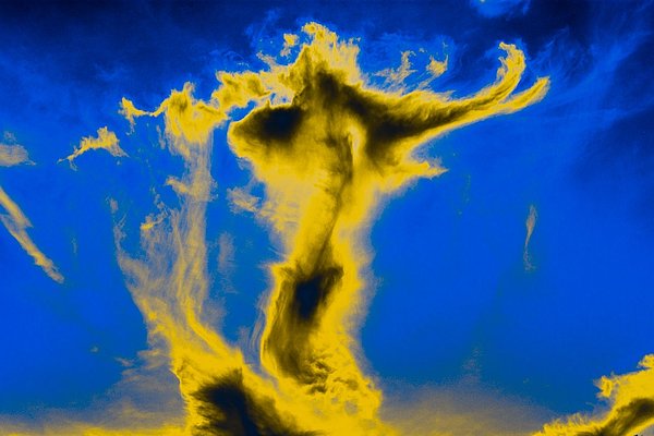 Eine ungewöhnliche Wolkenformation.