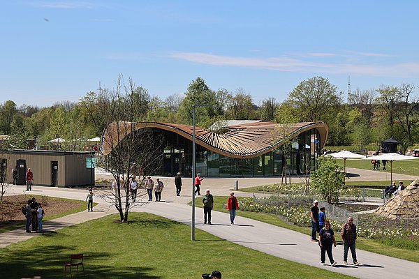Runder Pavillon auf der Argenwise