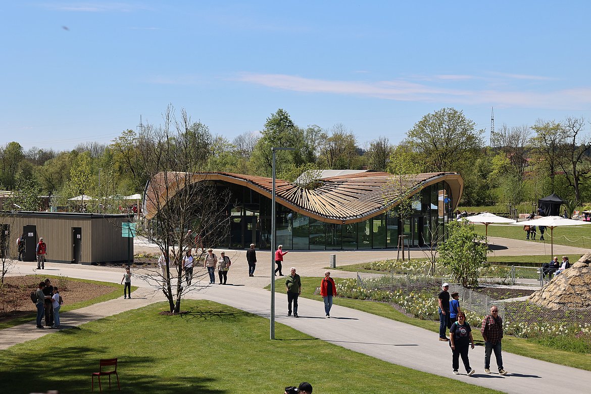 Runder Pavillon auf der Argenwise
