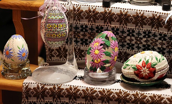 Eier mit Blumen