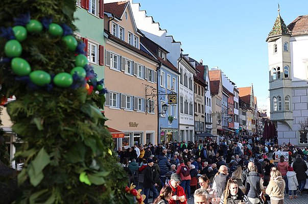 Die Herrenstraße voller Menschen