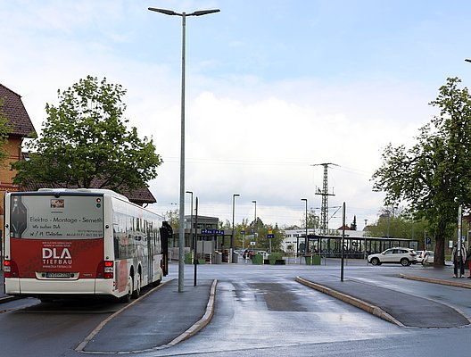 Bussteige am Zentralen Busbahnhof