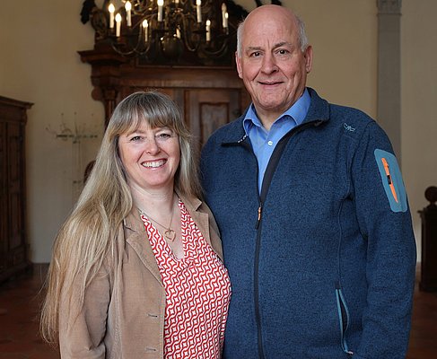 Ein Mann und eine  Frau