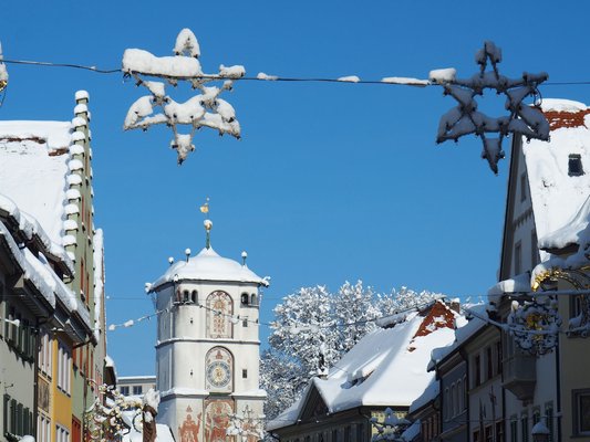 Frauentor im Schnee