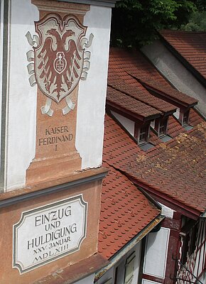 Putzabplatzungen am Ravensburger Tor