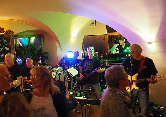 Band in einer Gaststätte in Wangen