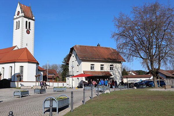 Haus am Dorfplatz in Niederwangen