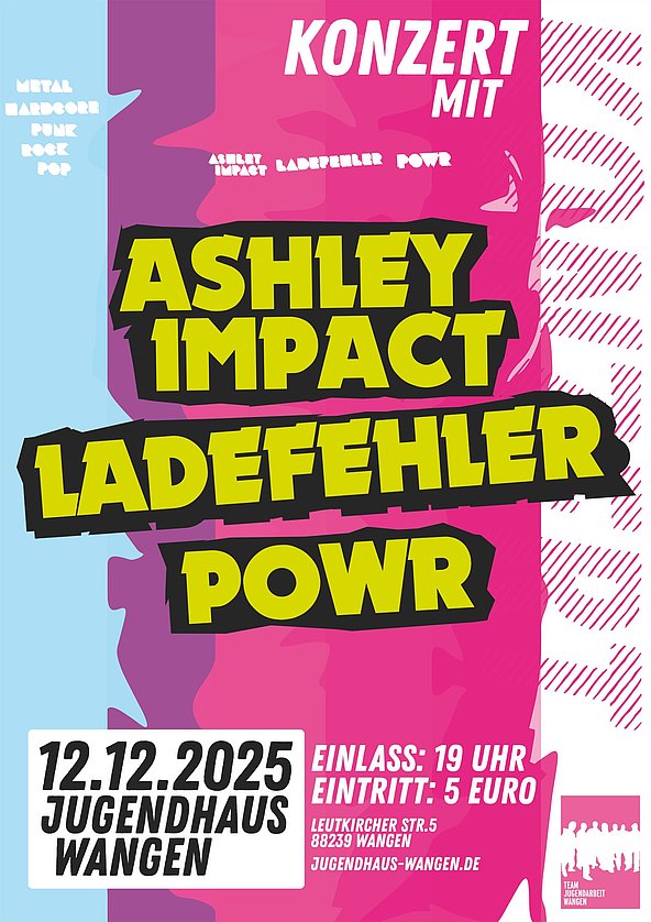 Plakat für Konzert.