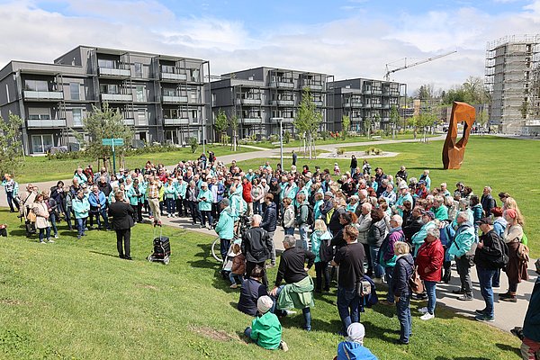 Führung im Argenpark durch Oberbürgermeister Michael Lang