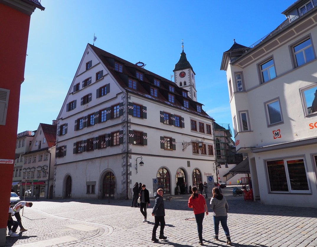 Kornhaus von der Bindstraße aus