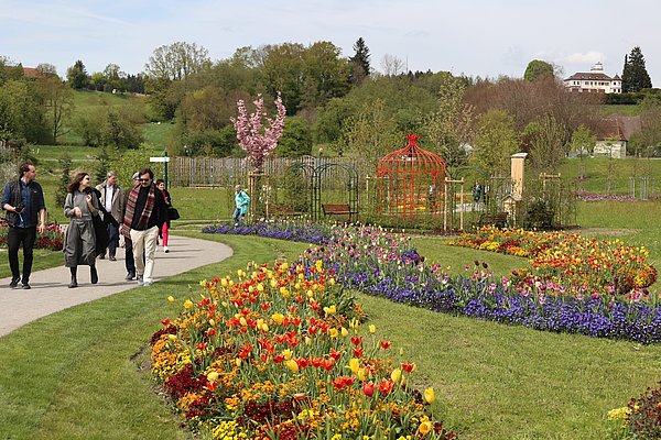 Blick in den ERBA-Park
