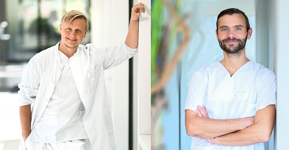 Zwei Männer im Porträt.