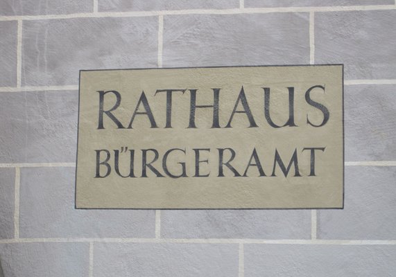 Schild Bürgeramt