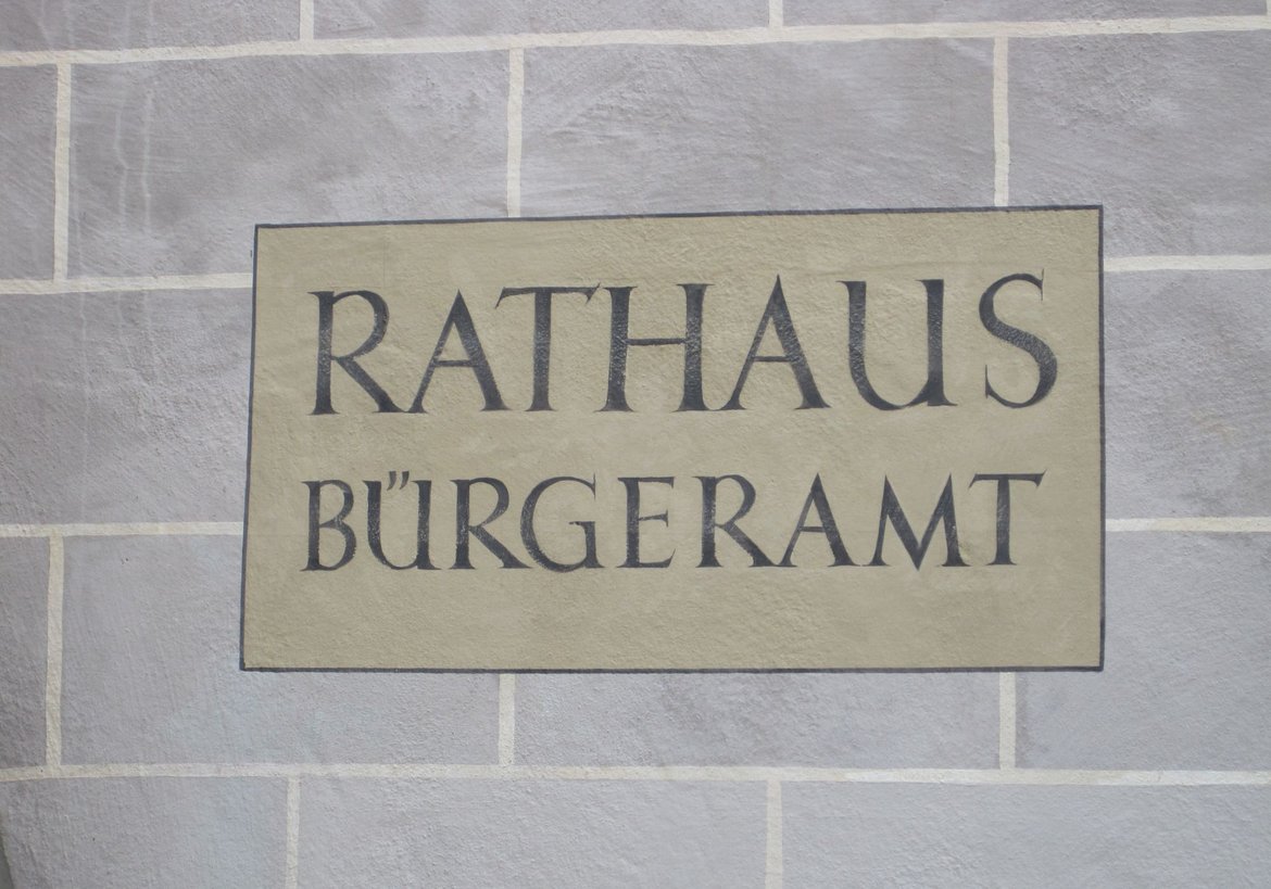 Schild Bürgeramt