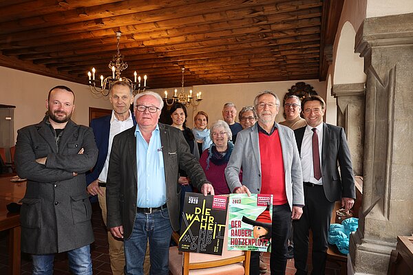 OB Michael Lang, Team und Verein Festspiele Wangen im Rathaus