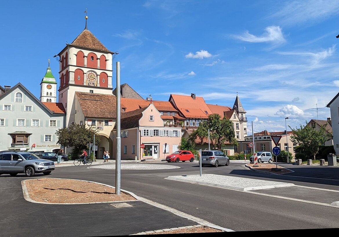 Baustelle Kreisverkehr am Martinstor