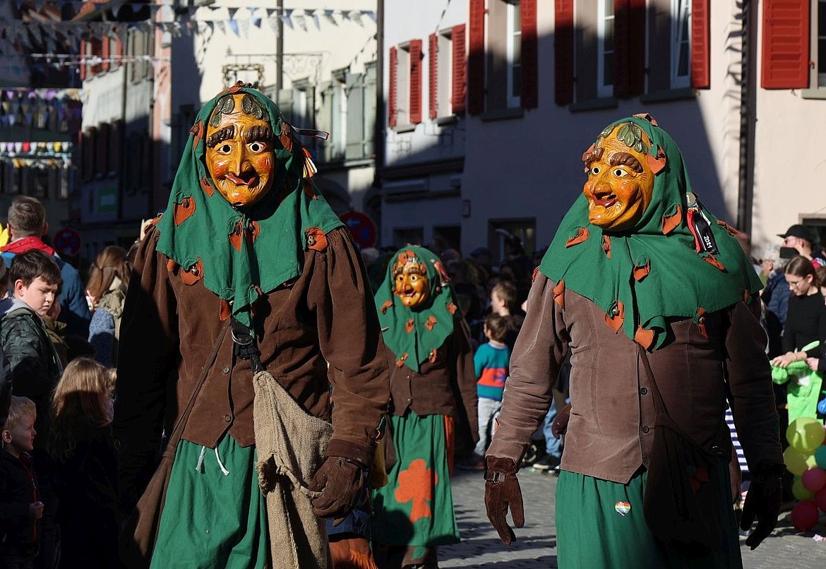 Maskenträger der Narrenzunft Haslach.