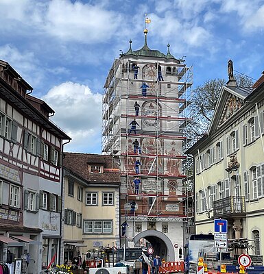 Gerüst am Ravensburger Tor